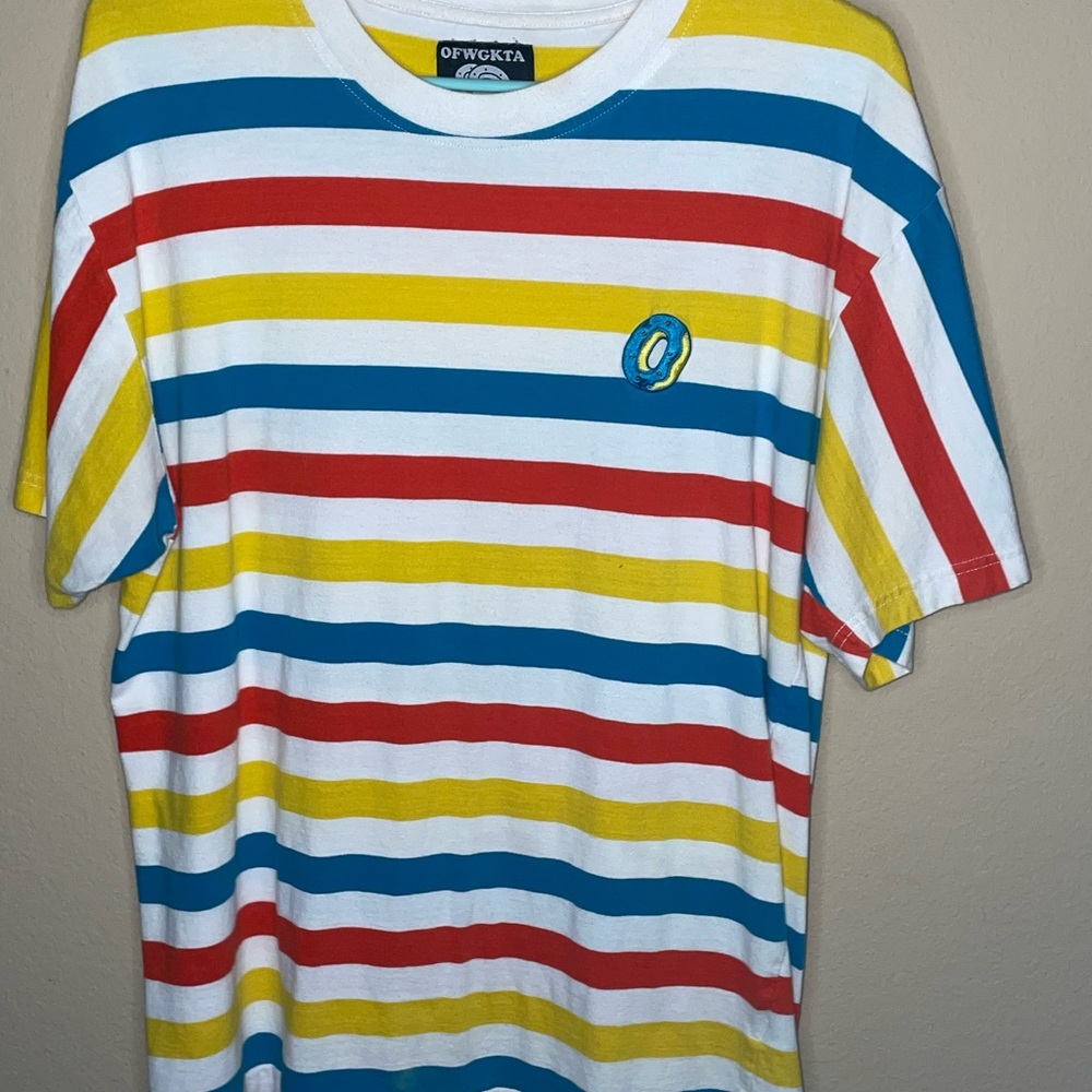 multicolored striped Odd Future